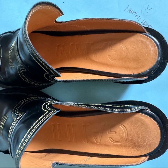Embroidered western mules GANNI size 39 (US 8) - Picture 3 of 4